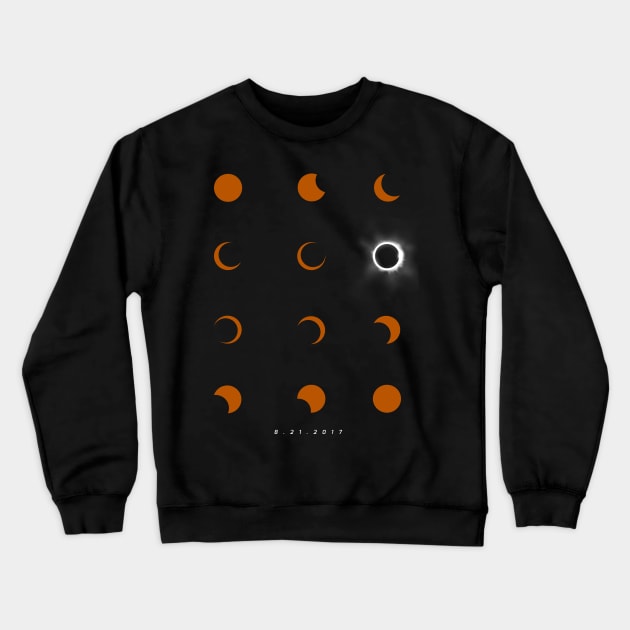 Total Solar Eclipse August 21 2017 Crewneck Sweatshirt by vo_maria